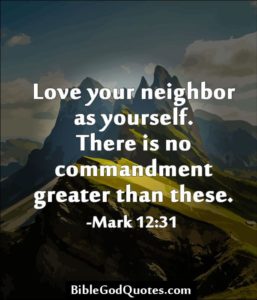 love thy neighbor